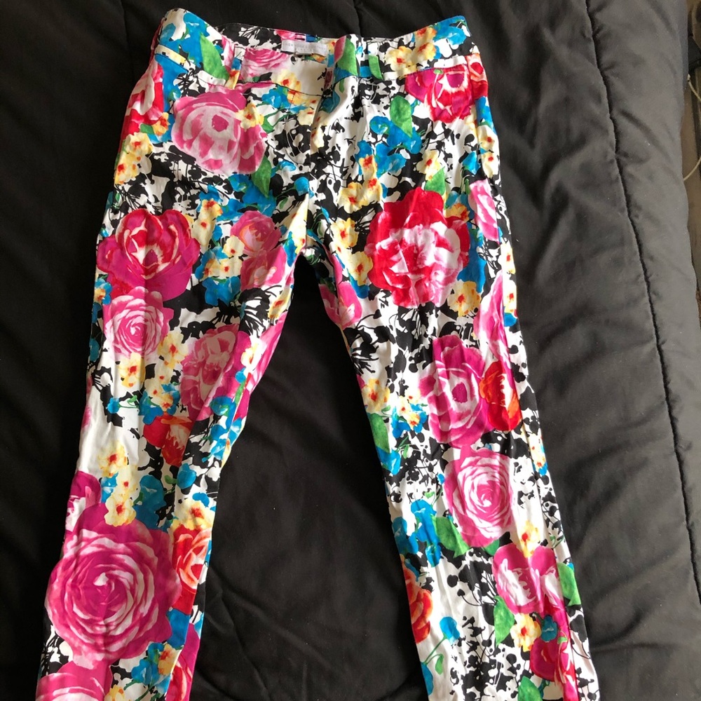 Floral Ankle Pants